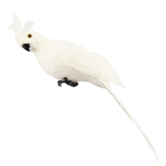 PALIFEUR Fake Parrot, 10 x 0.4 Inch Realistic Artificial Birds Model, Fade Birds for Garden Patio Yard Lawns V1189-LWWAL-20260325-01068