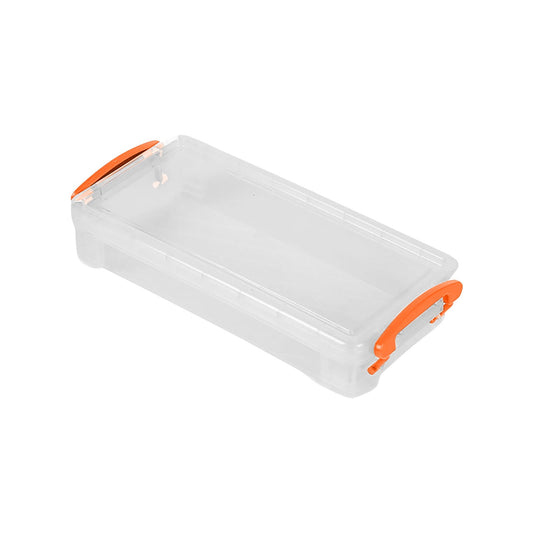 Tyidzon Plastic Pencil Case, Large Capacity Clear Pencil Box, Crayon Marker Box with Snap-Tight Lid, Plastic V1189-LWWAL-20260325-01071