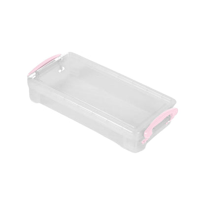 Tyidzon Plastic Pencil Case, Large Capacity Clear Pencil Box, Crayon Marker Box with Snap-Tight Lid, Plastic V1189-LWWAL-20260325-01072