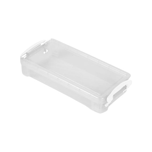Tyidzon Plastic Pencil Case, Large Capacity Clear Pencil Box, Crayon Marker Box with Snap-Tight Lid, Plastic V1189-LWWAL-20260325-01074