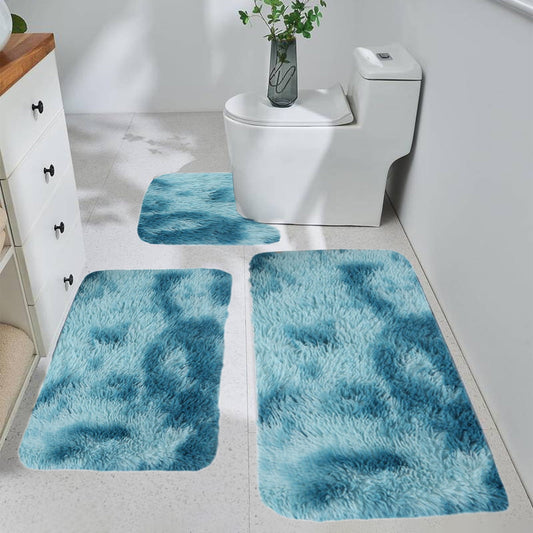 Tyidzon 5Pc Bath Mats for Bathroom, Quick-Dry Bathroom Rugs Sets Washable Non-Slip Bath Mat Ultra Soft V1189-LWWAL-20260325-01087