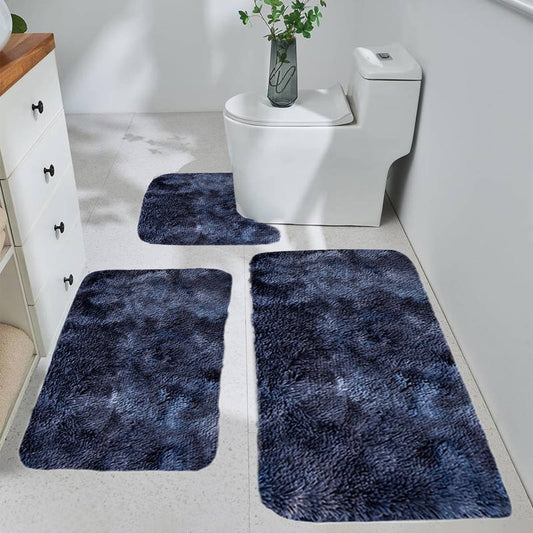 Tyidzon 5Pc Bath Mats for Bathroom, Quick-Dry Bathroom Rugs Sets Washable Non-Slip Bath Mat Ultra Soft V1189-LWWAL-20260325-01089