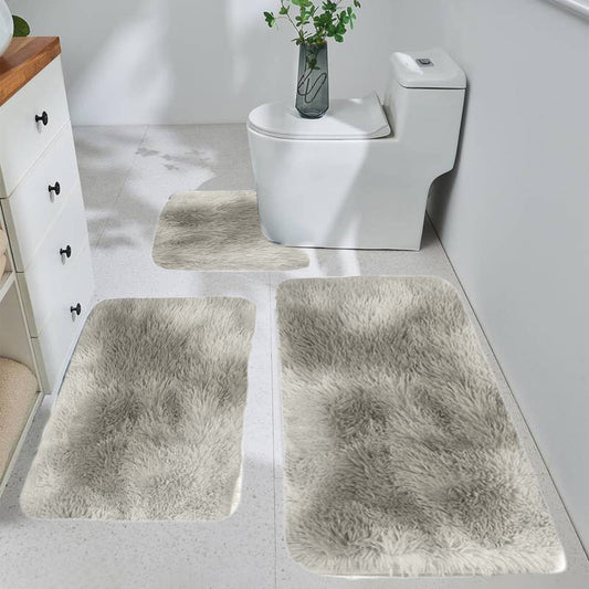 Tyidzon 5Pc Bath Mats for Bathroom, Quick-Dry Bathroom Rugs Sets Washable Non-Slip Bath Mat Ultra Soft V1189-LWWAL-20260325-01090