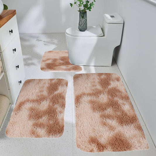 Tyidzon 5Pc Bath Mats for Bathroom, Quick-Dry Bathroom Rugs Sets Washable Non-Slip Bath Mat Ultra Soft V1189-LWWAL-20260325-01091