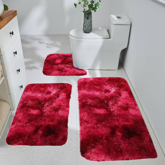 Tyidzon 5Pc Bath Mats for Bathroom, Quick-Dry Bathroom Rugs Sets Washable Non-Slip Bath Mat Ultra Soft V1189-LWWAL-20260325-01093
