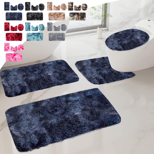 Tyidzon 5Pc Bath Mats for Bathroom, Quick-Dry Bathroom Rugs Sets Washable Non-Slip Bath Mat Ultra Soft V1189-LWWAL-20260325-01094