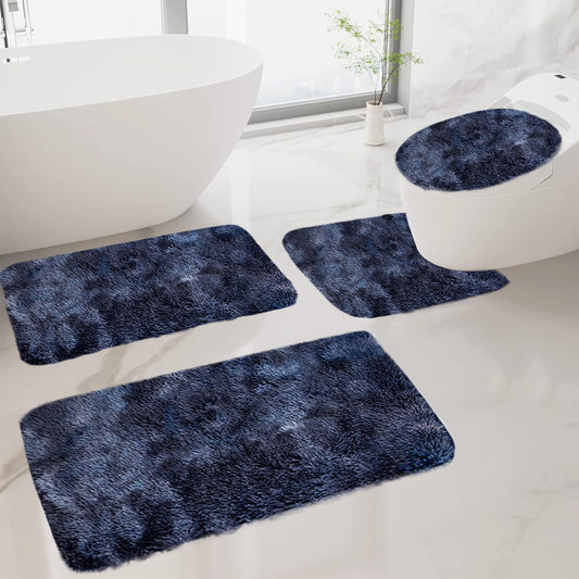 Tyidzon 5Pc Bath Mats for Bathroom, Quick-Dry Bathroom Rugs Sets Washable Non-Slip Bath Mat Ultra Soft V1189-LWWAL-20260325-01097