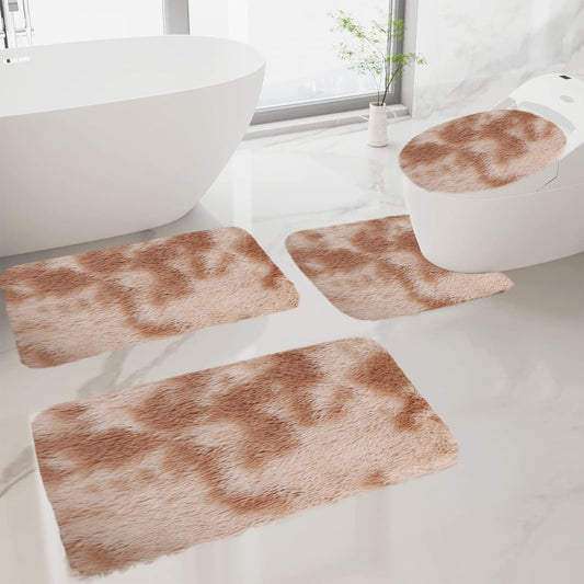 Tyidzon 5Pc Bath Mats for Bathroom, Quick-Dry Bathroom Rugs Sets Washable Non-Slip Bath Mat Ultra Soft V1189-LWWAL-20260325-01099
