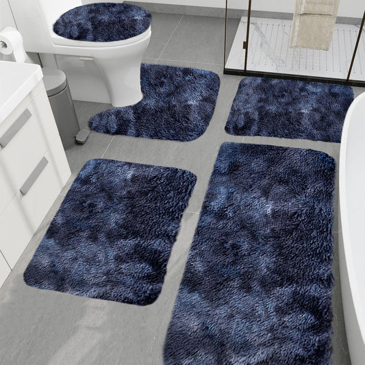Tyidzon 5Pc Bath Mats for Bathroom, Quick-Dry Bathroom Rugs Sets Washable Non-Slip Bath Mat Ultra Soft V1189-LWWAL-20260325-01105