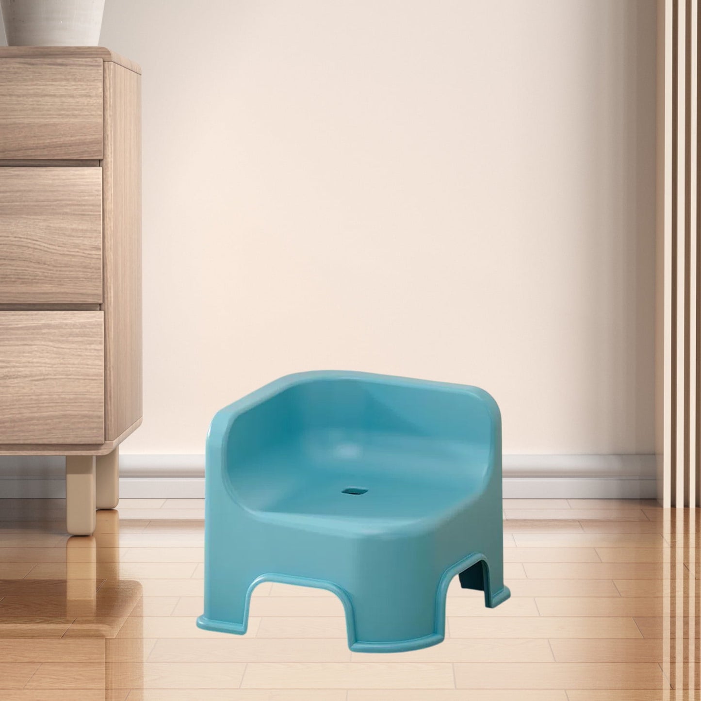 Wzzjkit Bathroom Small Stool Plastic Stool Children's Stool Home Stepping Non Slip Thickened Plastic Stool V1189-LWWAL-20260325-01110