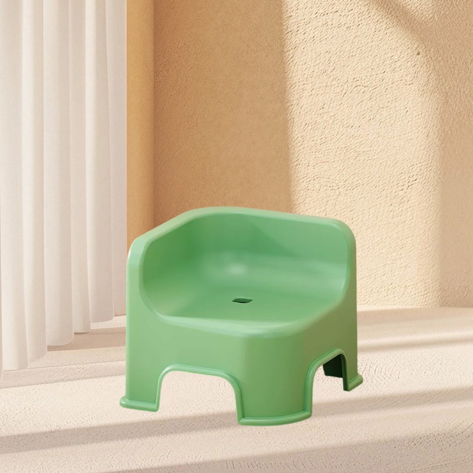 Wzzjkit Bathroom Small Stool Plastic Stool Children's Stool Home Stepping Non Slip Thickened Plastic Stool V1189-LWWAL-20260325-01111