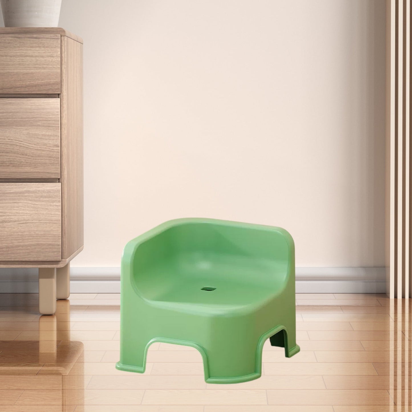 Wzzjkit Bathroom Small Stool Plastic Stool Children's Stool Home Stepping Non Slip Thickened Plastic Stool V1189-LWWAL-20260325-01111