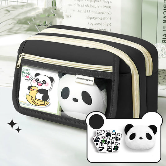 PALIFEUR Pencil Case Large Capacity Pencil Pouch, Multi-layer Aesthetic Pen Bag, Sturdy Multifunctional V1189-LWWAL-20260325-01124