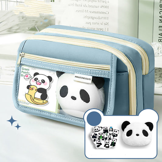 PALIFEUR Pencil Case Large Capacity Pencil Pouch, Multi-layer Aesthetic Pen Bag, Sturdy Multifunctional V1189-LWWAL-20260325-01125