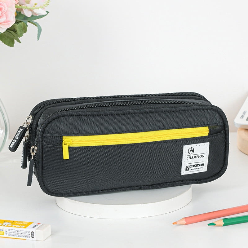 PALIFEUR Pencil Case Large Capacity Pencil Pouch, Multi-layer Aesthetic Pen Bag, Sturdy Multifunctional V1189-LWWAL-20260325-01127