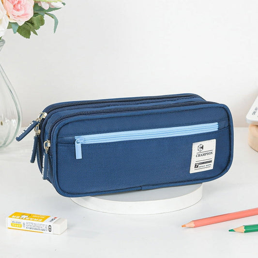 PALIFEUR Pencil Case Large Capacity Pencil Pouch, Multi-layer Aesthetic Pen Bag, Sturdy Multifunctional V1189-LWWAL-20260325-01128