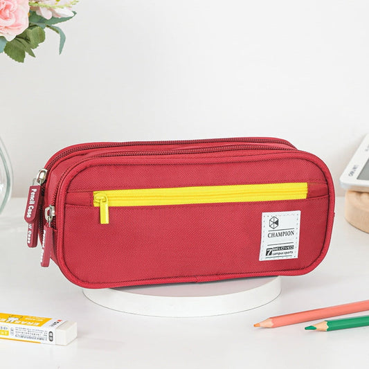 PALIFEUR Pencil Case Large Capacity Pencil Pouch, Multi-layer Aesthetic Pen Bag, Sturdy Multifunctional V1189-LWWAL-20260325-01129