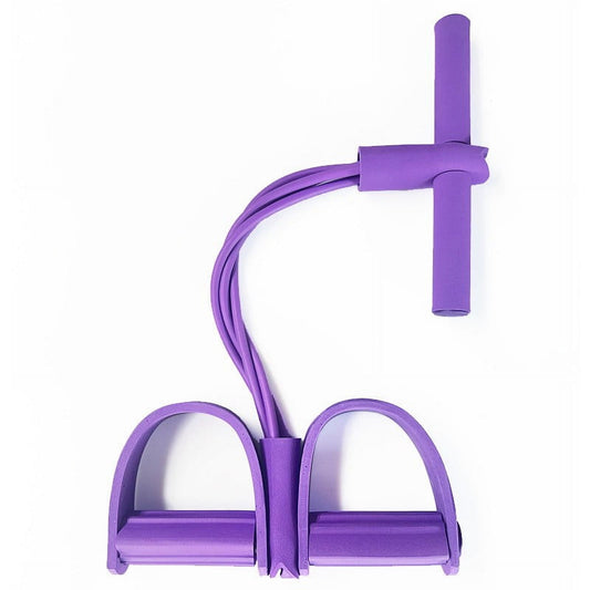 Tyidzon 4 Tube Pedal Ankle Puller, Yoga Pedal Resistance Elastic Pull Rope Fitness Sit-Up Exercise Equipment V1189-LWWAL-20260325-01143