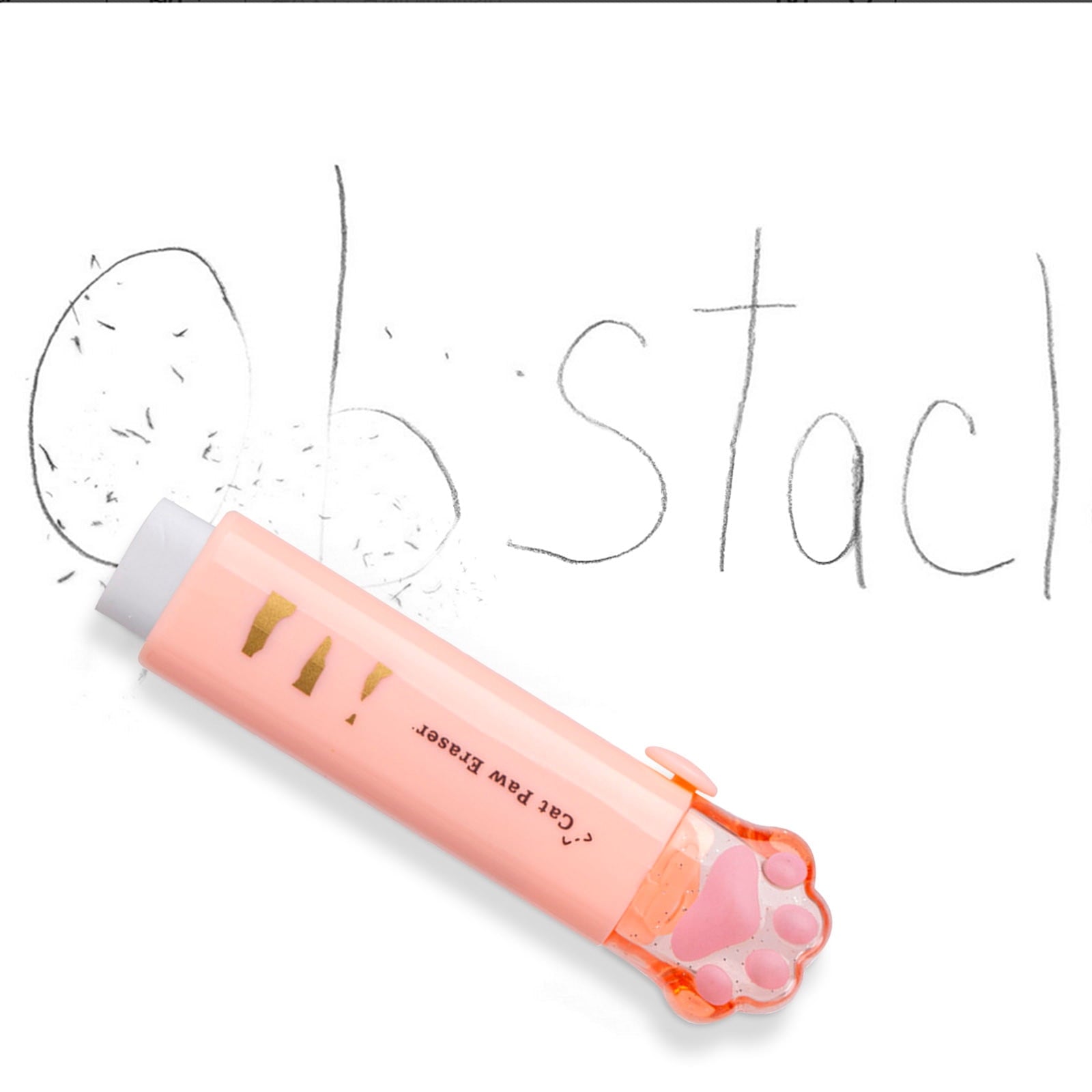 Tyidzon Erasers for Pencils 2 Pack, Cute Pencil Erasers for Office, Erasers for Drawing Sketching Orange V1189-LWWAL-20260325-01145