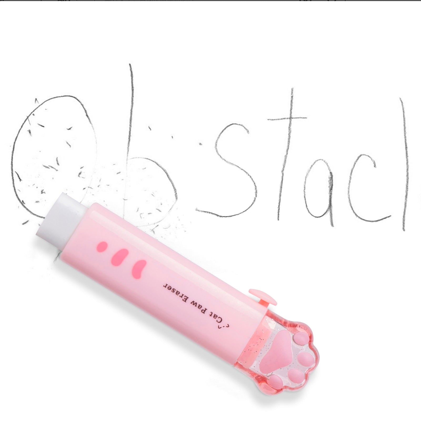 Tyidzon Erasers for Pencils 2 Pack, Cute Pencil Erasers for Office, Erasers for Drawing Sketching Pink V1189-LWWAL-20260325-01146