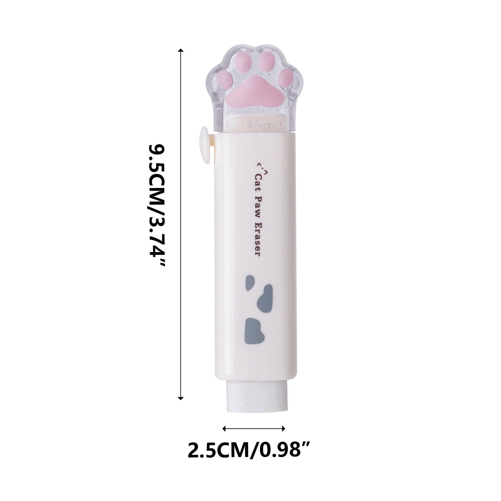 Tyidzon Erasers for Pencils 2 Pack, Cute Pencil Erasers for Office, Erasers for Drawing Sketching White V1189-LWWAL-20260325-01147