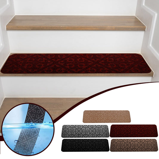 PALIFEUR Stair Treads for Wooden Steps, Soft Stair Treads, 8 x 30 Inch Reusable Carpet Stair Treads, Washable V1189-LWWAL-20260325-01162