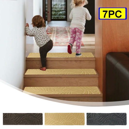 PALIFEUR Stair Treads for Wooden Steps, Soft Stair Treads, 8 x 30 Inch Reusable Carpet Stair Treads, Washable V1189-LWWAL-20260325-01173