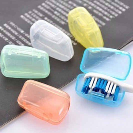 5 Pack Travel Toothbrush Covers, Toothbrush Cover Cap, Portable Toothbrush Covers for Travel Home, Bathroom, V1189-LWWAL-20260325-01192