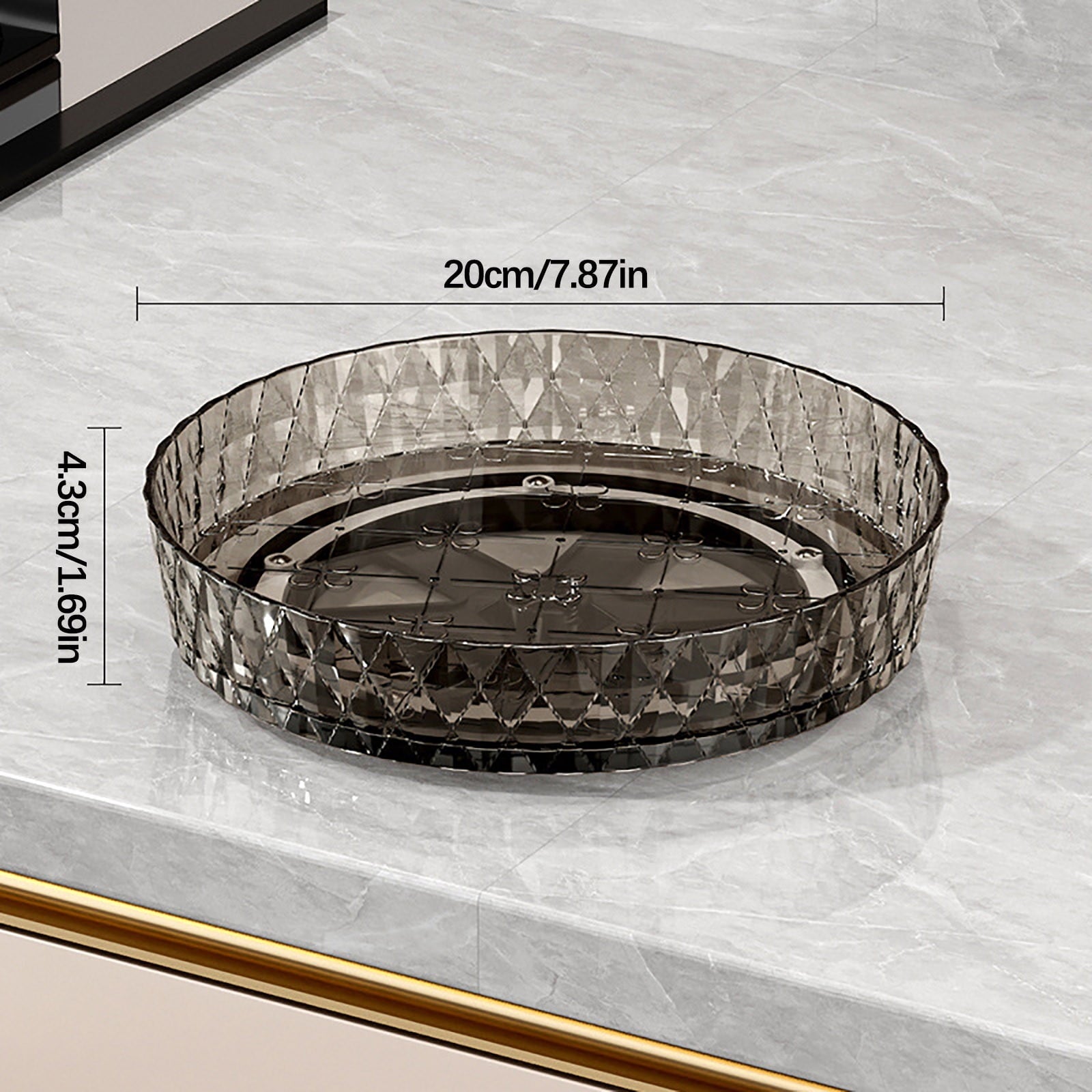 Xuniizn Multipurpose Lazy Susan Organizer - 360 Rotating Spice Rack Turntable for Kitchen Cabinet Storage & V1189-LWWAL-20260325-01201