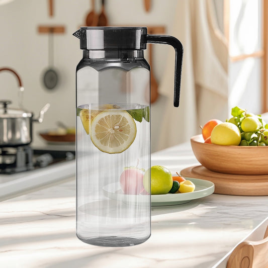 PALIFEUR Water Pitcher with Lid, 2 L Plastic Pitcher for Tea & Juice Water, Hot/Cold Water Jug, Tea Pitcher, V1189-LWWAL-20260325-01206