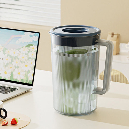 PALIFEUR Water Pitcher with Lid, 2 L Plastic Pitcher for Tea & Juice Water, Hot/Cold Water Jug, Tea Pitcher, V1189-LWWAL-20260325-01213