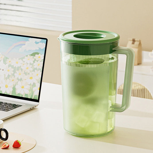 PALIFEUR Water Pitcher with Lid, 2 L Plastic Pitcher for Tea & Juice Water, Hot/Cold Water Jug, Tea Pitcher, V1189-LWWAL-20260325-01214