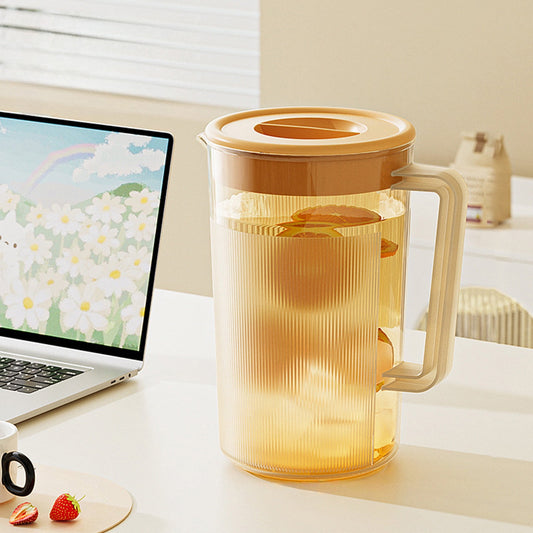 PALIFEUR Water Pitcher with Lid, 2 L Plastic Pitcher for Tea & Juice Water, Hot/Cold Water Jug, Tea Pitcher, V1189-LWWAL-20260325-01215