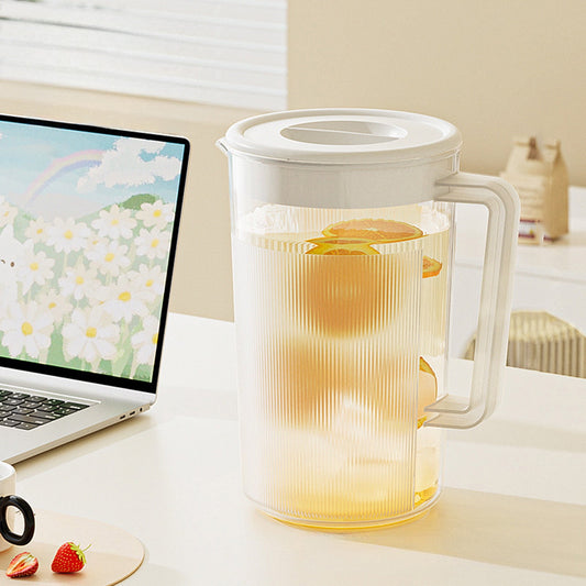 PALIFEUR Water Pitcher with Lid, 2 L Plastic Pitcher for Tea & Juice Water, Hot/Cold Water Jug, Tea Pitcher, V1189-LWWAL-20260325-01216