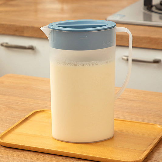 PALIFEUR Water Pitcher with Lid, 2 L Plastic Pitcher for Tea & Juice Water, Hot/Cold Water Jug, Tea Pitcher, V1189-LWWAL-20260325-01217