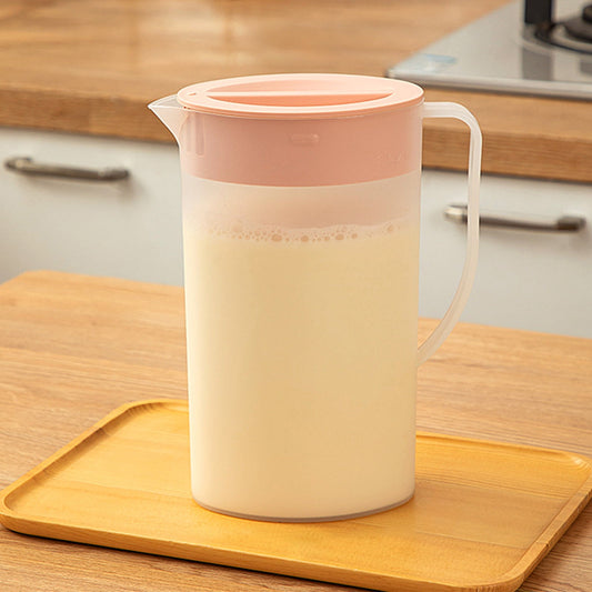 PALIFEUR Water Pitcher with Lid, 2 L Plastic Pitcher for Tea & Juice Water, Hot/Cold Water Jug, Tea Pitcher, V1189-LWWAL-20260325-01218