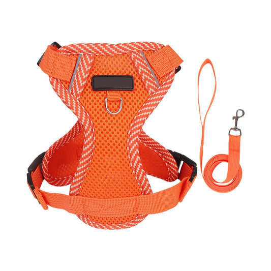 Tyidzon Small Dog Harness with Pet Lead, Puppy Harness Reflective Step-in Puppy Pet Harnesses for Small V1189-LWWAL-20260325-01223