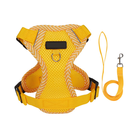 Tyidzon Small Dog Harness with Pet Lead, Puppy Harness Reflective Step-in Puppy Pet Harnesses for Small V1189-LWWAL-20260325-01224