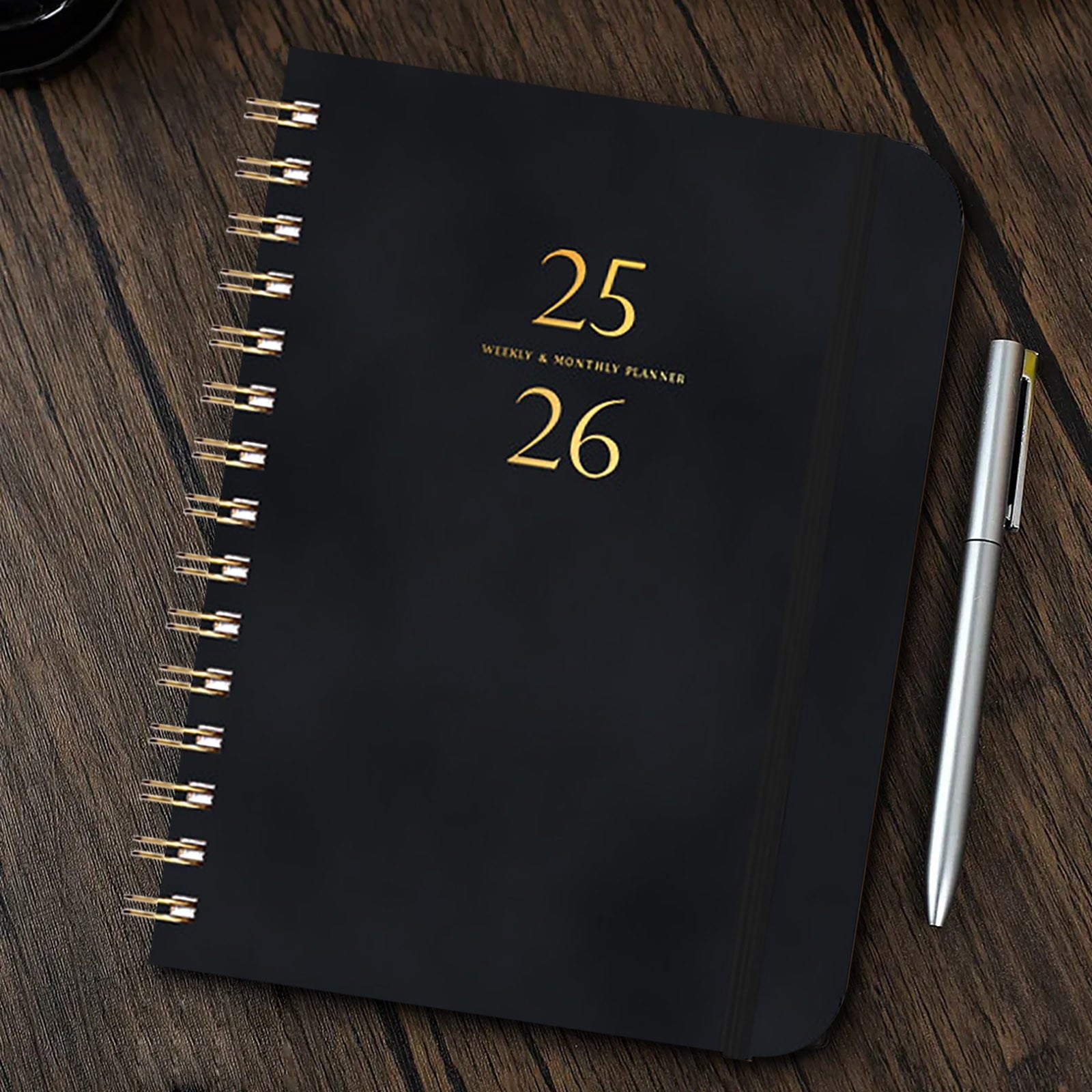 Xuniizn Academic Planner 2025-2026, Daily, Weekly & Monthly Planner, Journaling Notebooks for Work, Spiral V1189-LWWAL-20260325-01226