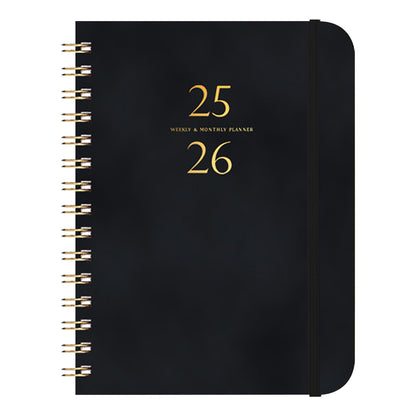 Xuniizn Academic Planner 2025-2026, Daily, Weekly & Monthly Planner, Journaling Notebooks for Work, Spiral V1189-LWWAL-20260325-01226