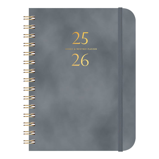 Xuniizn Academic Planner 2025-2026, Daily, Weekly & Monthly Planner, Journaling Notebooks for Work, Spiral V1189-LWWAL-20260325-01230