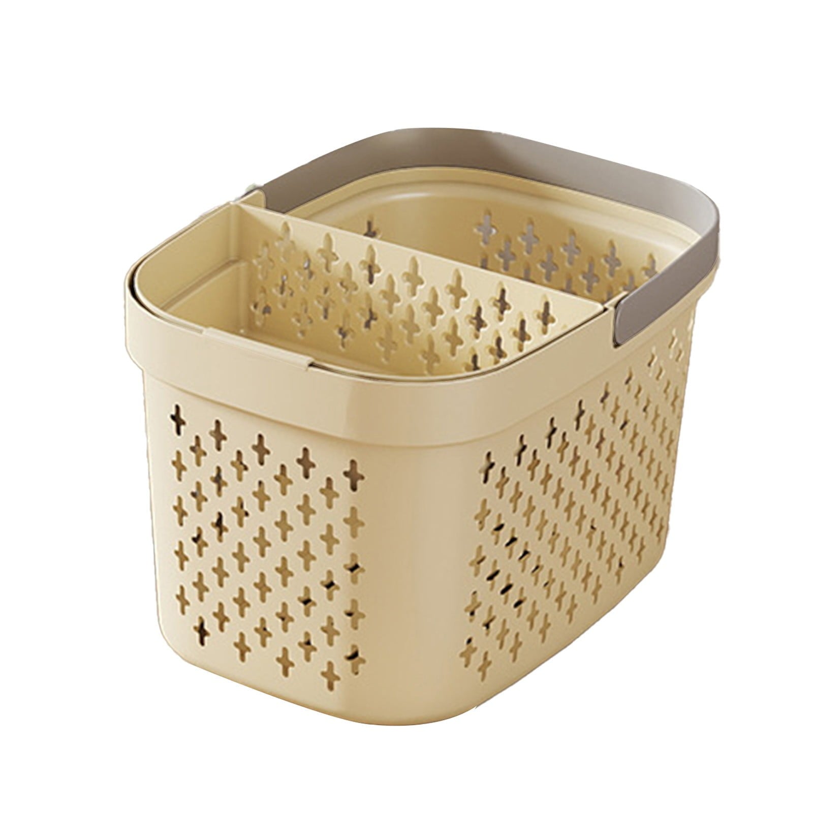 Xuniizn Plastic Shower Caddy Portable Bucket, Cleaning Shower Basket with Handle Compartments Storage V1189-LWWAL-20260325-01273