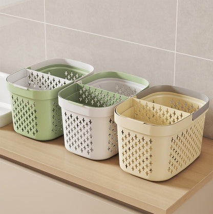 Xuniizn Plastic Shower Caddy Portable Bucket, Cleaning Shower Basket with Handle Compartments Storage V1189-LWWAL-20260325-01274