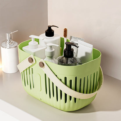 Xuniizn Plastic Shower Caddy Portable Bucket, Cleaning Shower Basket with Handle Compartments Storage V1189-LWWAL-20260325-01276