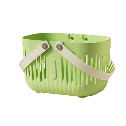 Xuniizn Plastic Shower Caddy Portable Bucket, Cleaning Shower Basket with Handle Compartments Storage V1189-LWWAL-20260325-01276