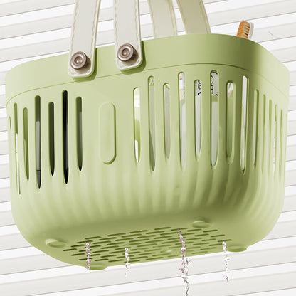 Xuniizn Plastic Shower Caddy Portable Bucket, Cleaning Shower Basket with Handle Compartments Storage V1189-LWWAL-20260325-01276