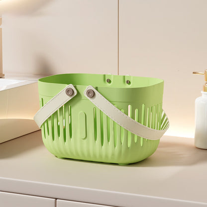 Xuniizn Plastic Shower Caddy Portable Bucket, Cleaning Shower Basket with Handle Compartments Storage V1189-LWWAL-20260325-01276