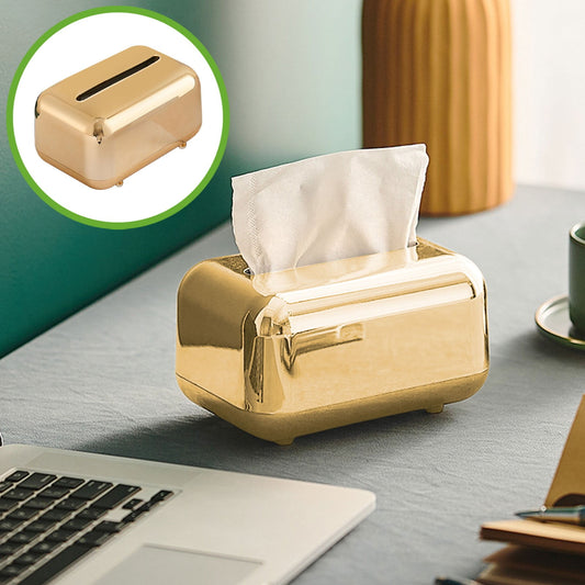 Xuniizn Tissue Box Cover Square 6x4x5" - Acrylic Tissue Box Holder, Elegant Tissue Holder & Napkin Dispenser V1189-LWWAL-20260325-01282