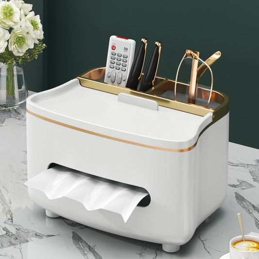 Xuniizn Tissue Box Cover Square 6x4x5" - Acrylic Tissue Box Holder, Elegant Tissue Holder & Napkin Dispenser V1189-LWWAL-20260325-01285