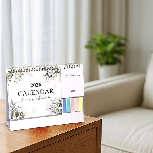 Dmlowu 2026 Desk Calendar - 8x10 inch Desk Calendar 2026-2027, 12 Months Desk Calendar Runs From January 2026 V1189-LWWAL-20260325-01288